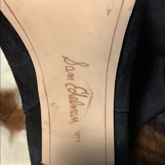 Sam Edelman tall suede boots 4” - Picture 8 of 8